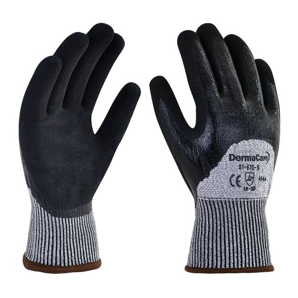 Guantes Anticorte Dynema Palma Nitrilo Dermacare