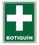 Letrero Botiquin (15 x 15 cm)