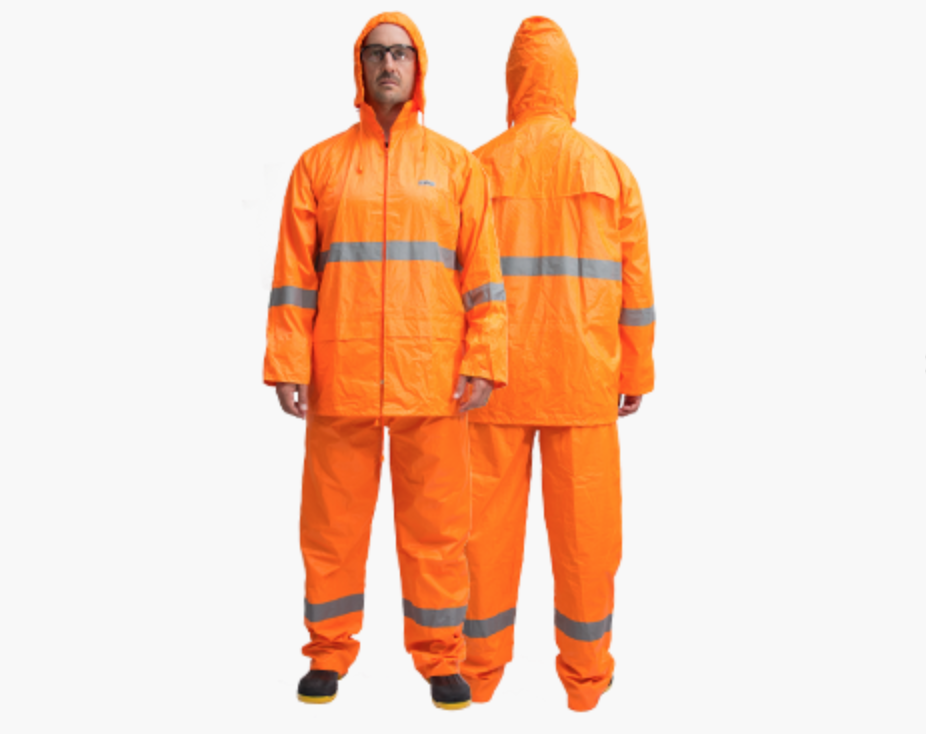 Impermeable Juego Alta Visibilidad MR