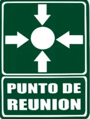 Letrero Punto de Reunion