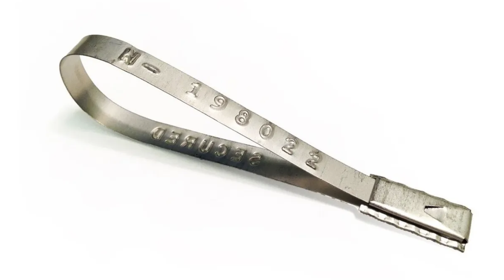 Sello de Seguridad Metalico Plano