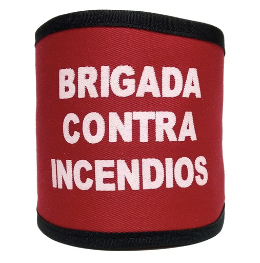 Brazalete Brigada Contra Incendios Rojo