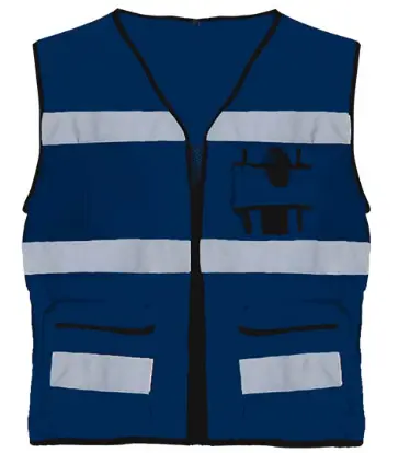 Chaleco Gabardina MR Algodon y Malla