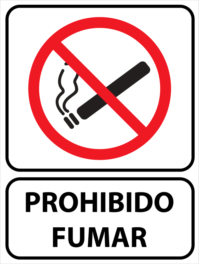 Letrero No Fumar