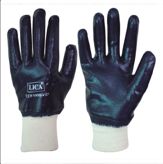Guantes Nitrilo puño cerrado LICA