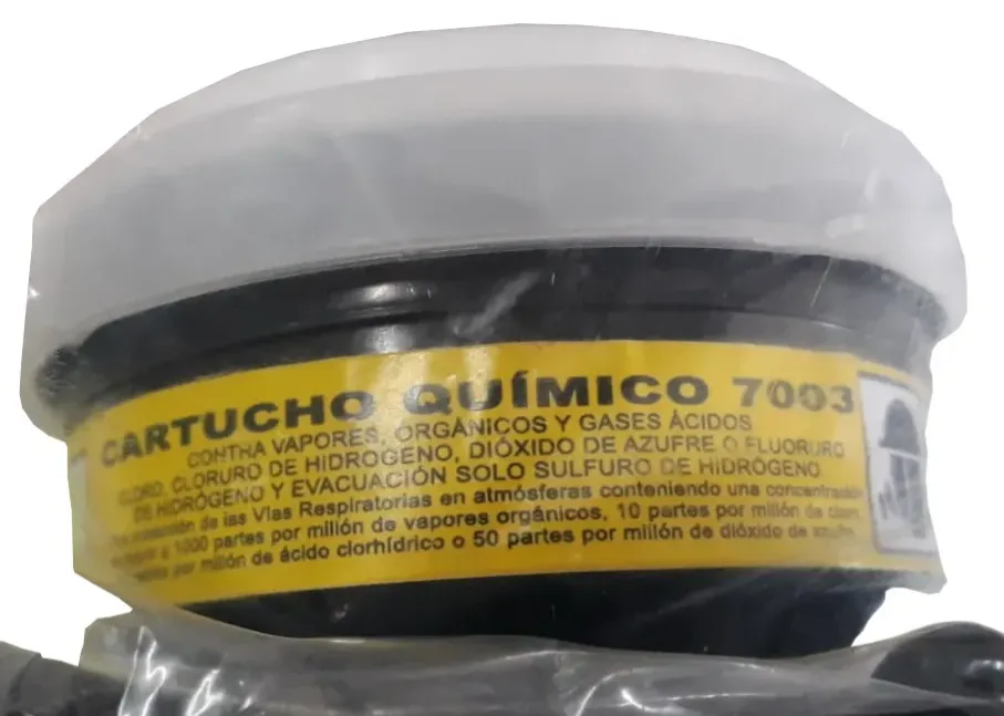 Cartucho Quimico Contra Vapores Organicos Amarillo Mod 7003