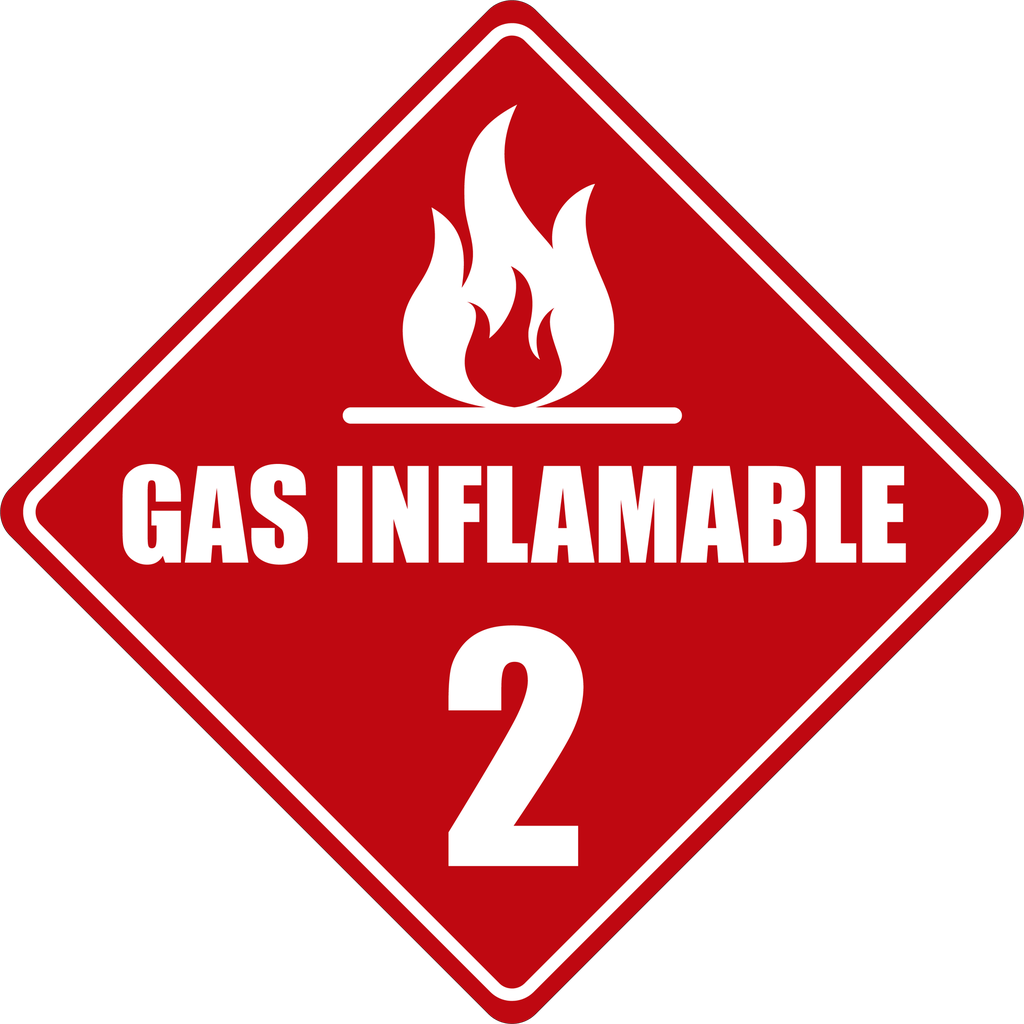 Letrero Rombo Clase 2 27 x 27 cm Rojo