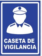 Letrero Caseta