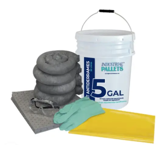 Kit Antiderrames para Químico Universal de 5 galones