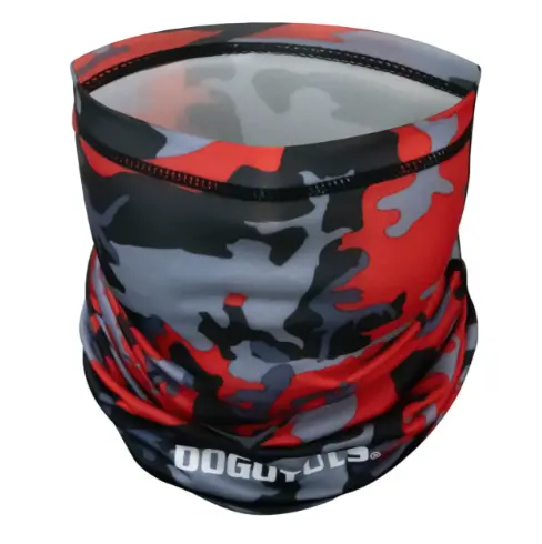 BANDANA POLIÉSTER Y LICRA ROJA CAMO