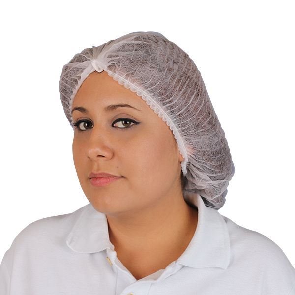 Cofia Desechable Plisada Bolsa Dermacare Blanco