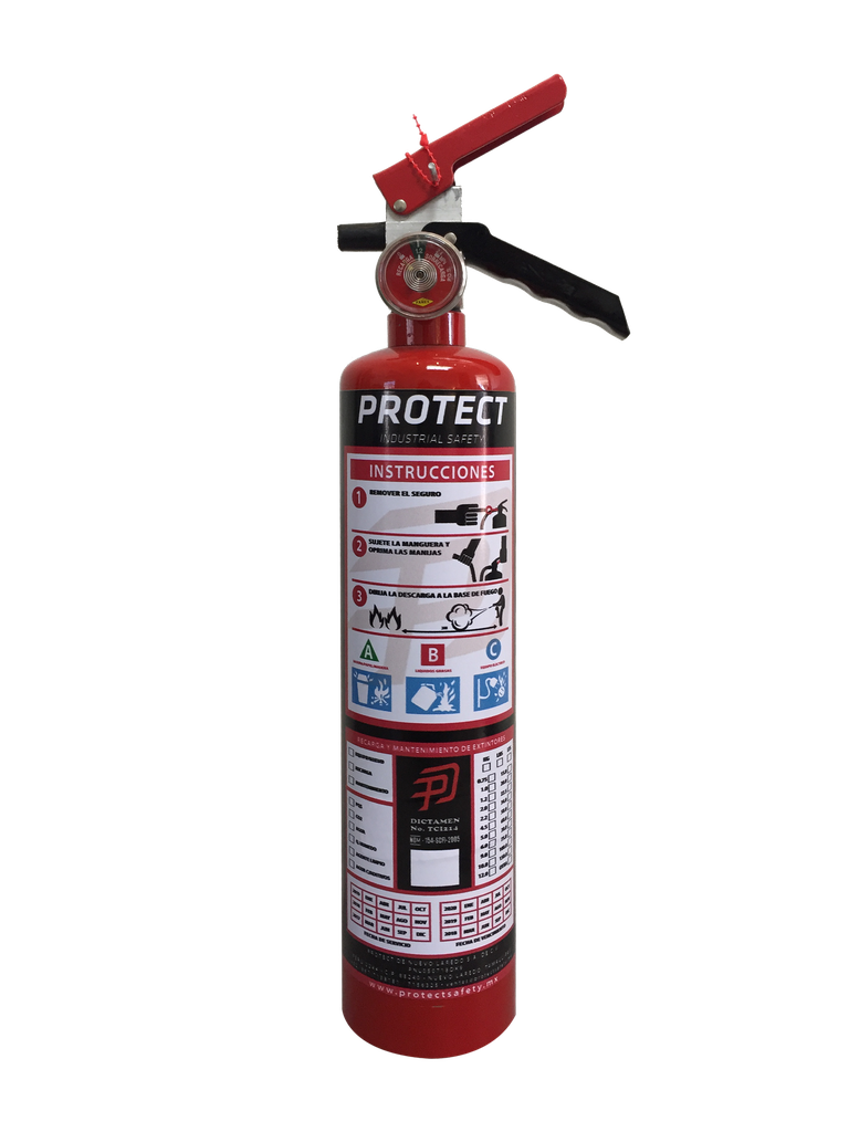 Extintor PQS ABC 1 kg