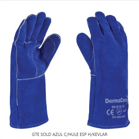 Guantes Soldador Hilo Kevlar Dermacare