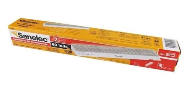 Lampara Emergencia Sanelec 60 Leds