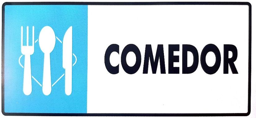 Letrero Comedor