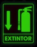 Letrero Extintor Foto