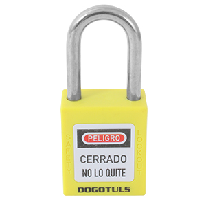 Candado Termoplastico de Bloqueo Dogotuls Amarillo