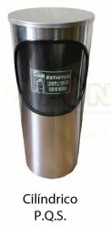 Porta Extintor Cilindrico Inoxidable Pulido PQS