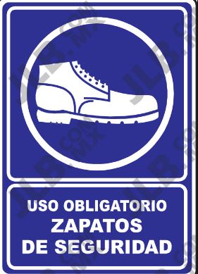 Letrero Uso Obligatorio Calzado de Seguridad - Main Image