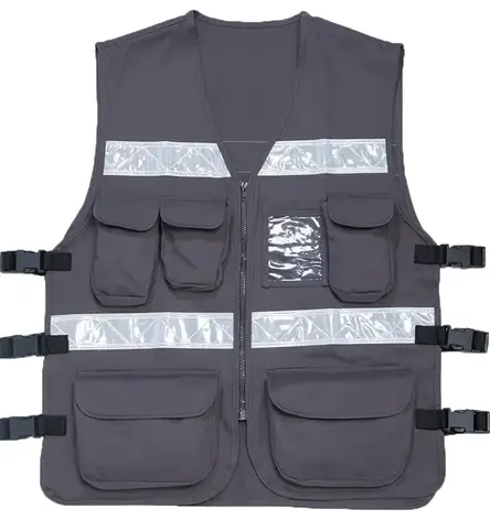 Chaleco Gabardina 7 Bolsas Tallas