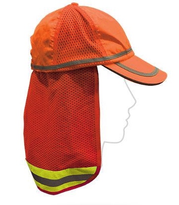 Gorra D Alta Visib C/Cubre Nuca