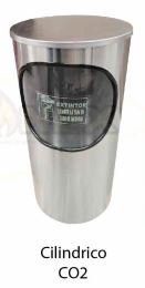 Porta Extintor Cilindrico Inoxidable CO2