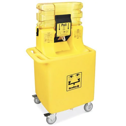 Base Desechos Lavaojos Movil Bradley